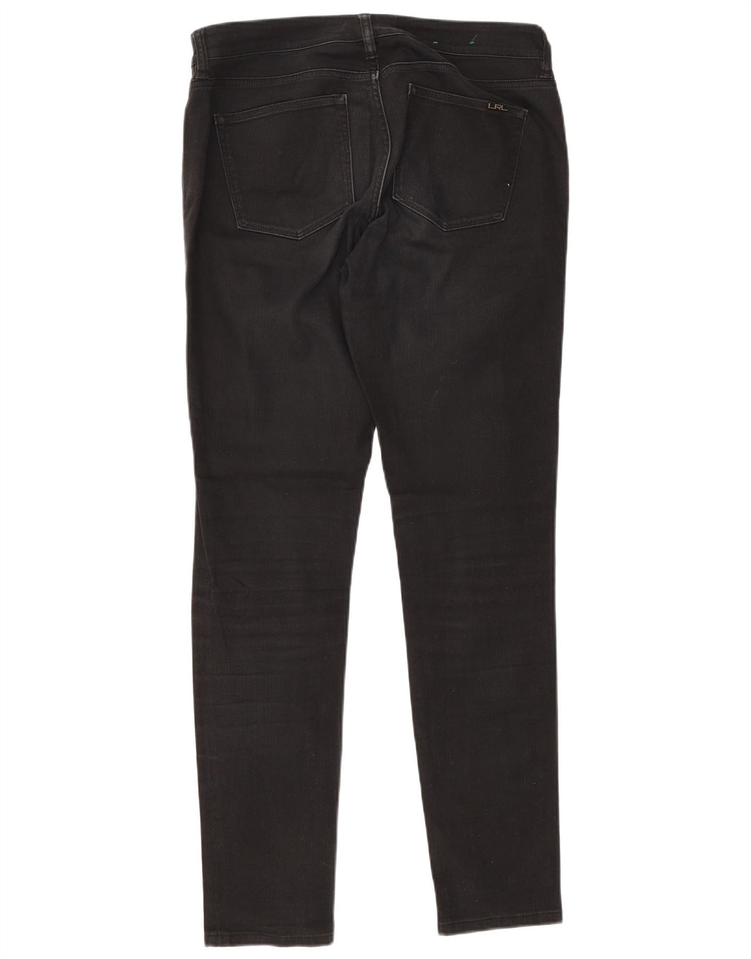 Ralph Lauren Damen Slim Jeans US 8 Medium W33 L31 Schwarze Baumwolle