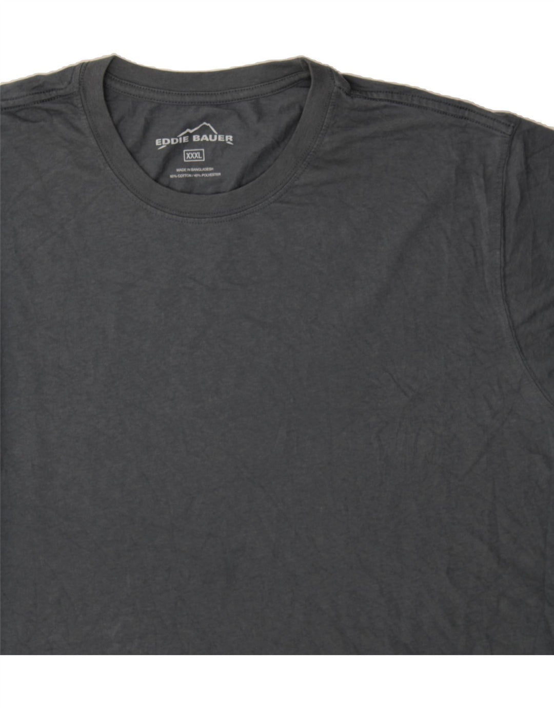 EDDIE BAUER Mens T-Shirt Top 3XL Grey Cotton Vintage Eddie Bauer and Second-Hand Eddie Bauer from Messina Hembry 