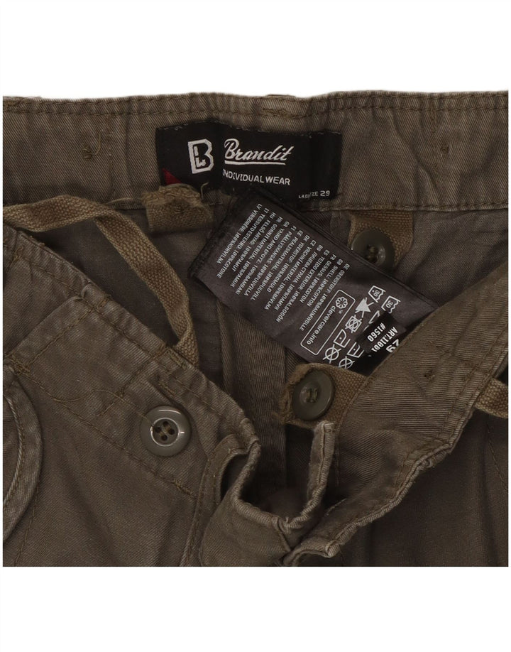 Brandit Damen Cargo-Cargohose W29 L29 Khaki Baumwolle
