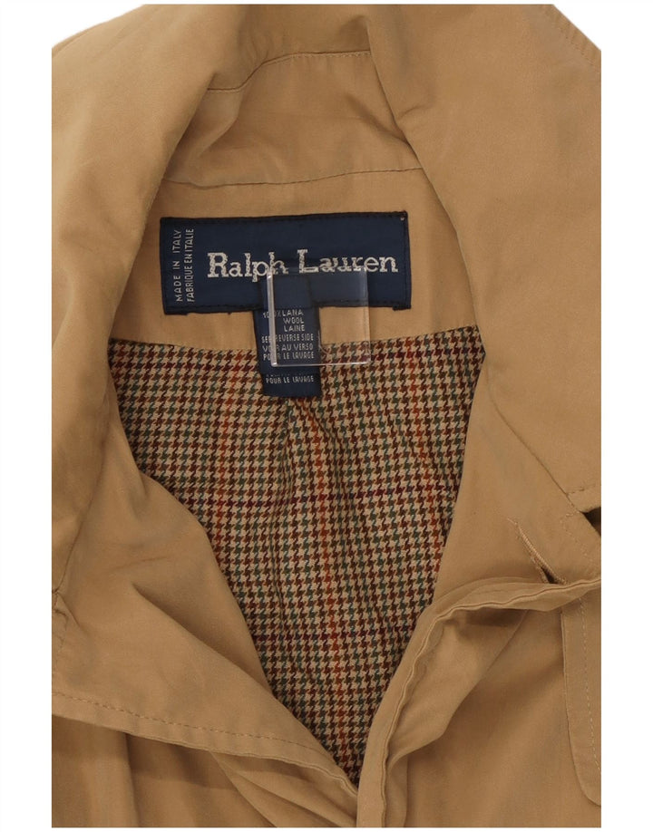 Ralph Lauren Damen-Mantel mit lockerer Passform, US 6, mittelbeige Wolle
