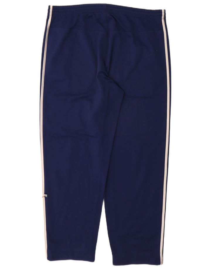 Adidas Herren-Trainingshose UK 40/42 Mittelmarineblaues Polyester