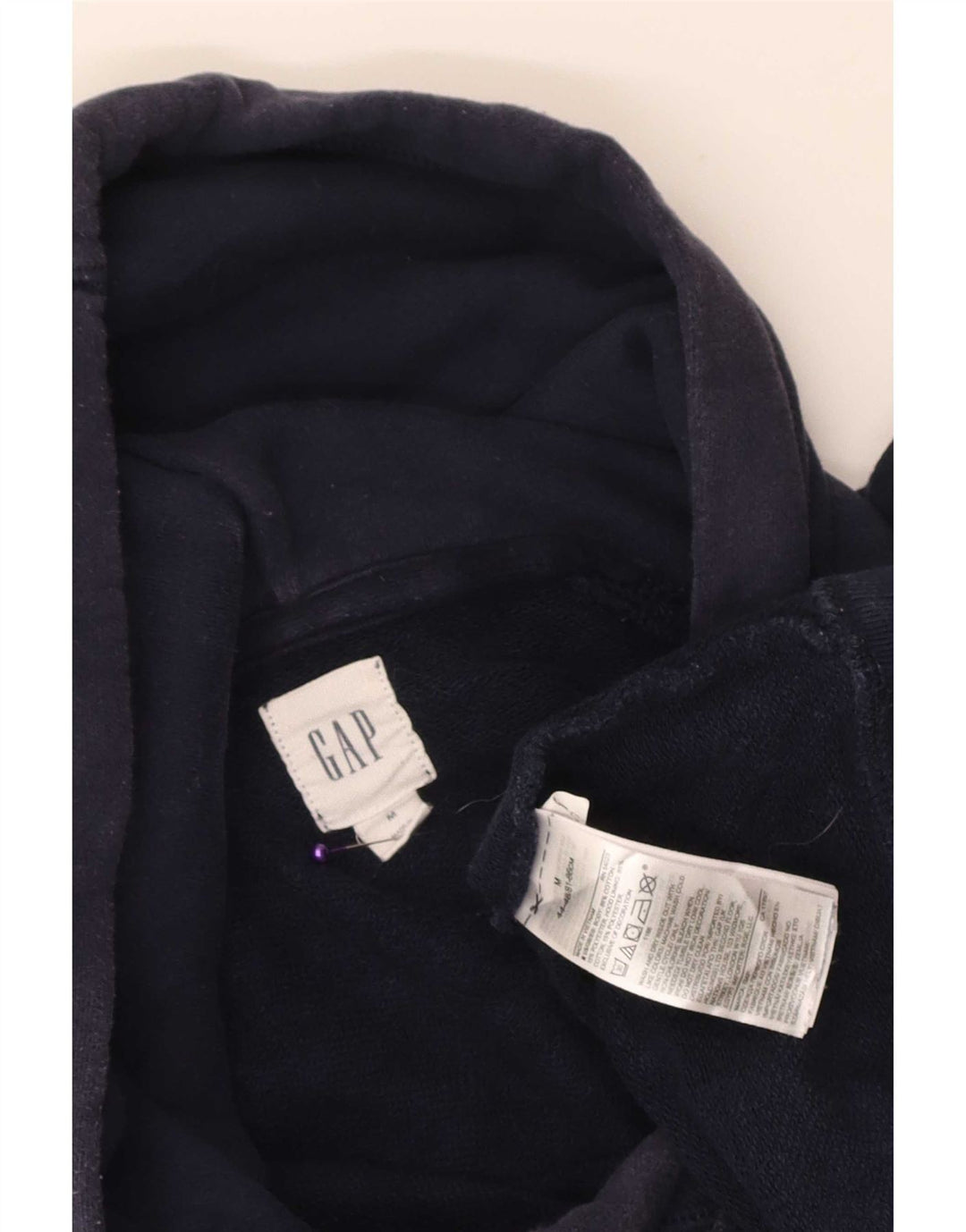 Gap Herren-Kapuzenpullover mit Grafik, mittelmarineblaue Baumwolle