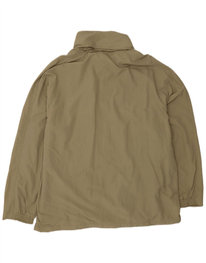 DIADORA Herren-Regenjacke mit lockerer Passform, UK 40, Größe L, Beige, Polyamid
