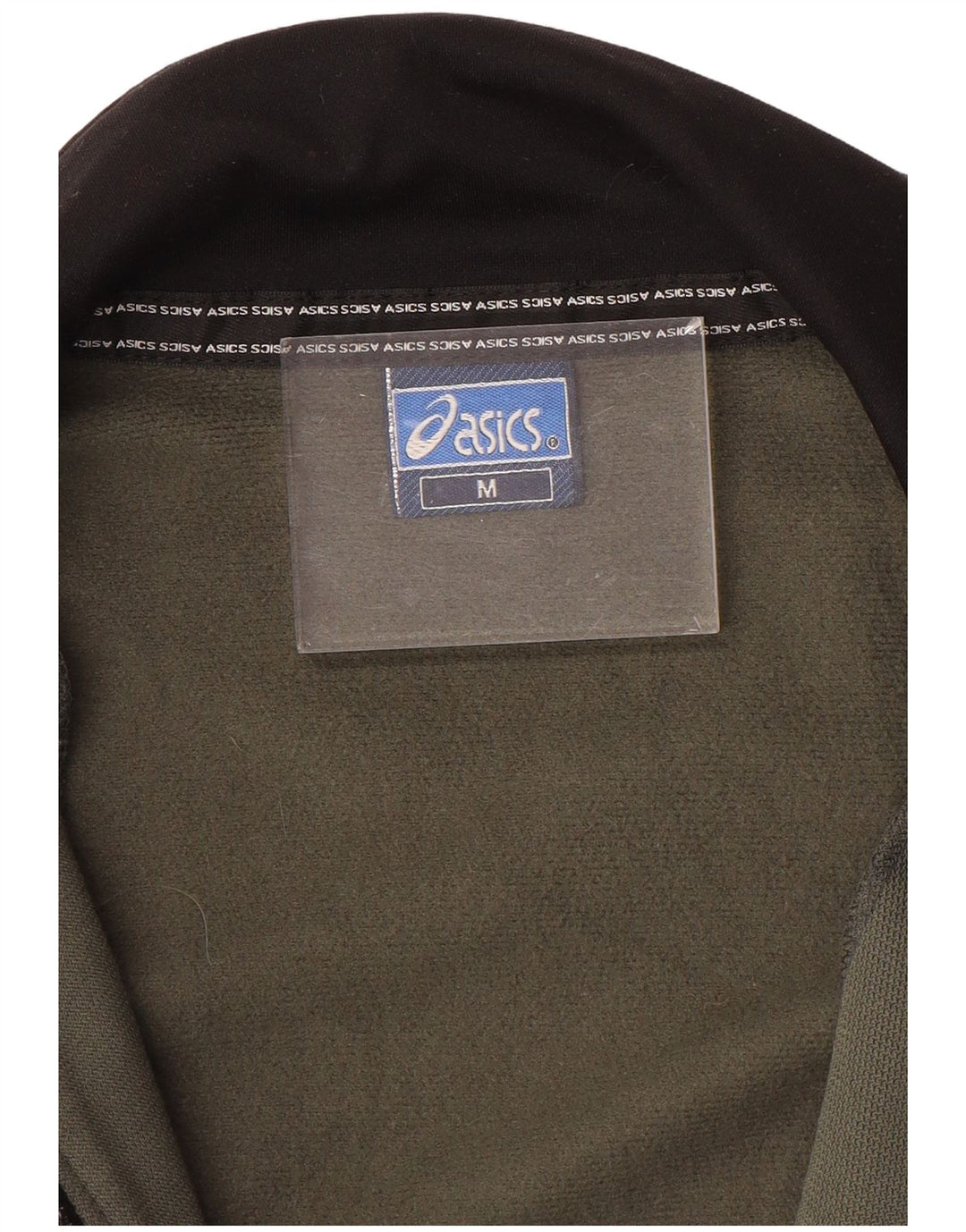 ASICS Damen-Trainingsanzugoberteil mit lockerer Passform, Größe UK 14, mittleres Khaki