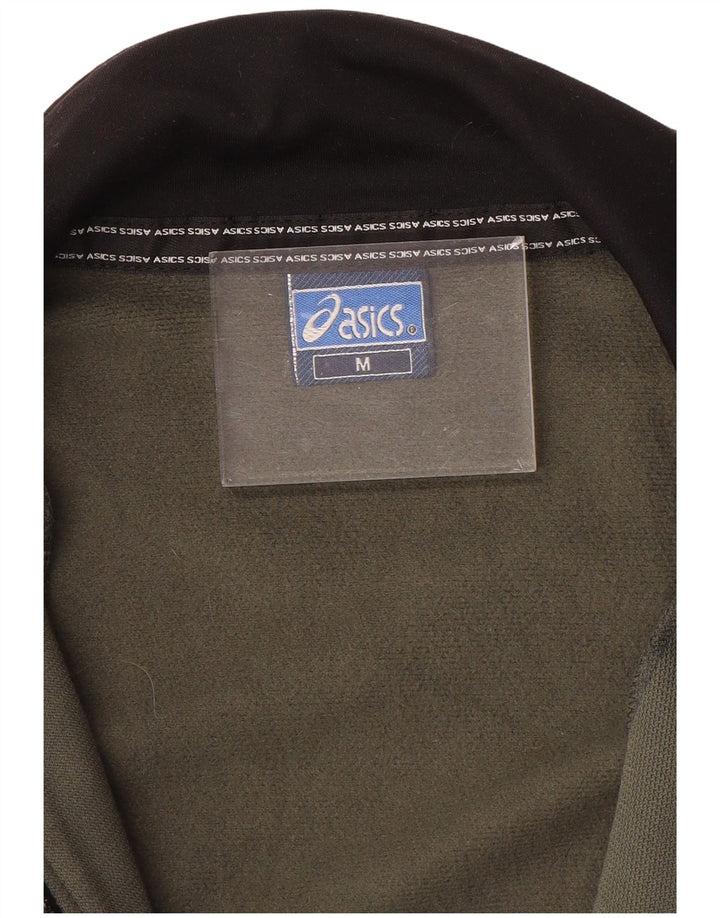 ASICS Damen-Trainingsanzugoberteil mit lockerer Passform, Größe UK 14, mittleres Khaki