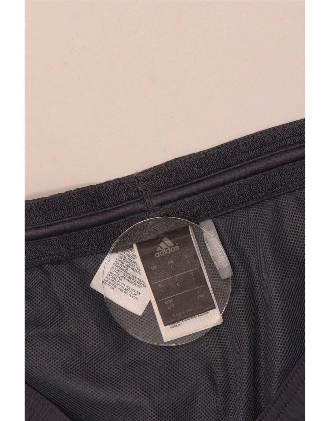 Adidas Herren Climalite Sport Shorts Large Grau Polyester