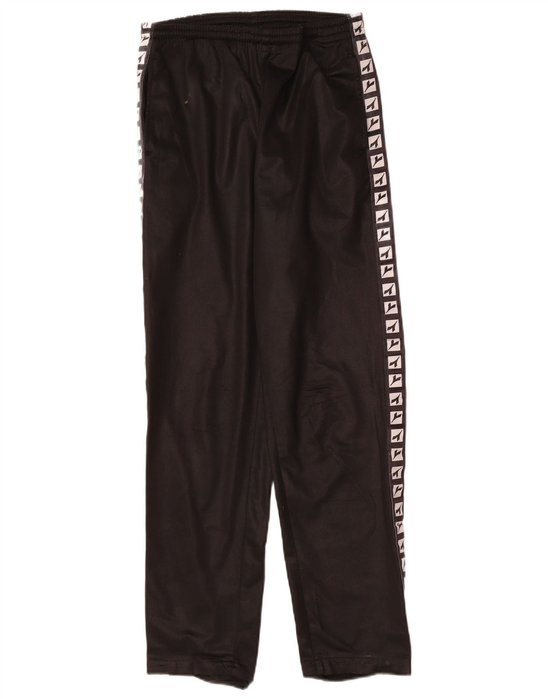 DIADORA Damen-Trainingsanzug, übergroß, mit Grafik, UK 10, Größe S, Schwarz