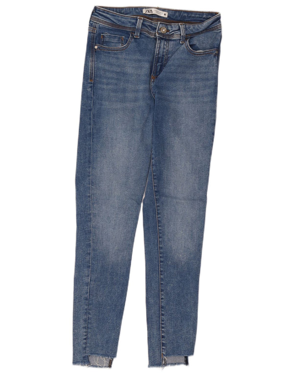 Zara Womens Skinny Jeans EU 38 Small W28 L27 Blue Cotton