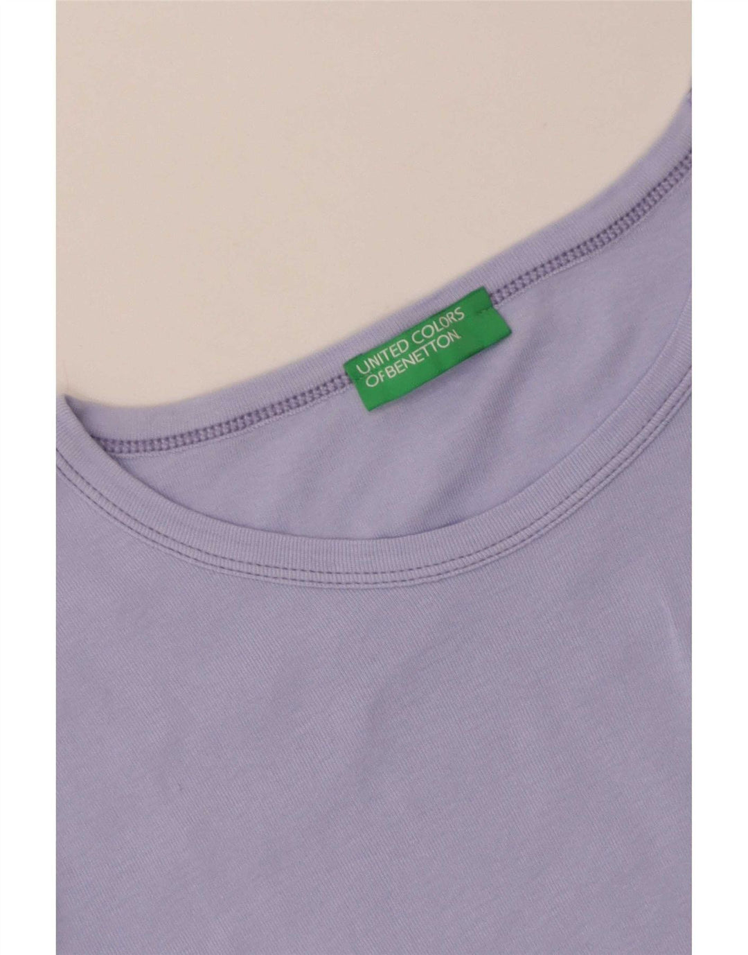 Benetton Damen T-Shirt Top UK 12 Medium Lila