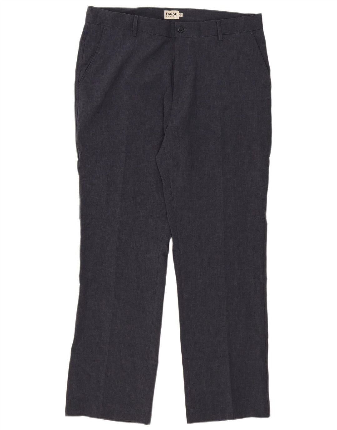Farah Herren-Anzughose mit klassischer Passform, W38, L31, marineblaues Polyester