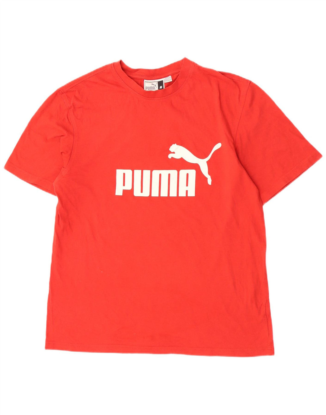 Puma Herren Grafik-T-Shirt-Oberteil Mittelrot