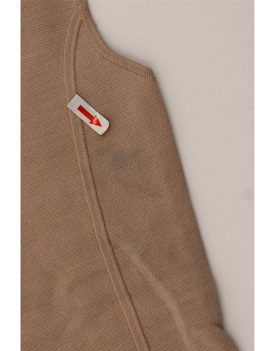 Zara Damen Crop Top UK 12 Medium Beige Nylon