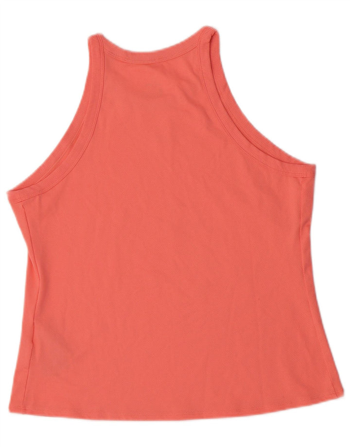 Nike Damen Dri Fit Weste Top UK 14 Large Rosa Polyester