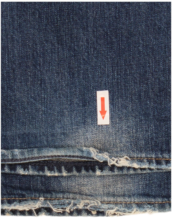 Fat Face Bootcut-Jeans für Herren, W36, L32, marineblaue Baumwolle