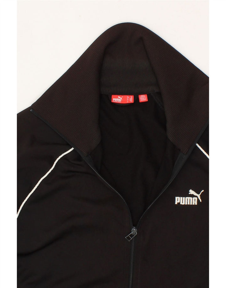 PUMA Mens Tracksuit Top Jacket XL Black Vintage Puma and Second-Hand Puma from Messina Hembry 