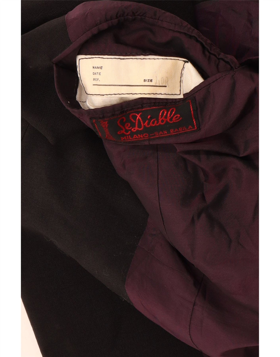 San Babila Herren Milano 1 Knopf Blazer Jacke UK 40 Large Schwarz
