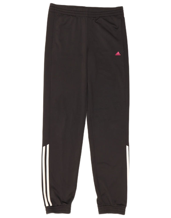 Adidas Mädchen-Trainingshose, Jogginghose, 14–15 Jahre, schwarzes Polyester