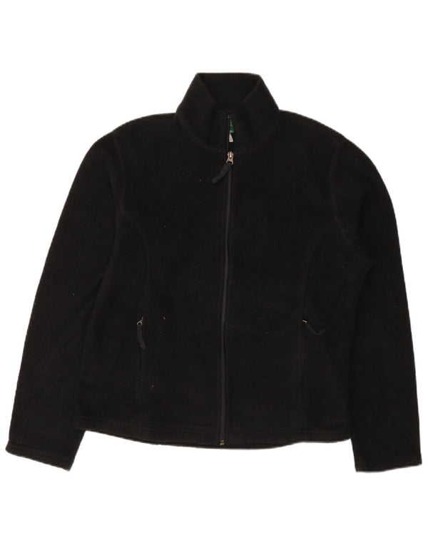L.L.Bean Damen Fleecejacke UK 14 Medium Schwarz Polyester