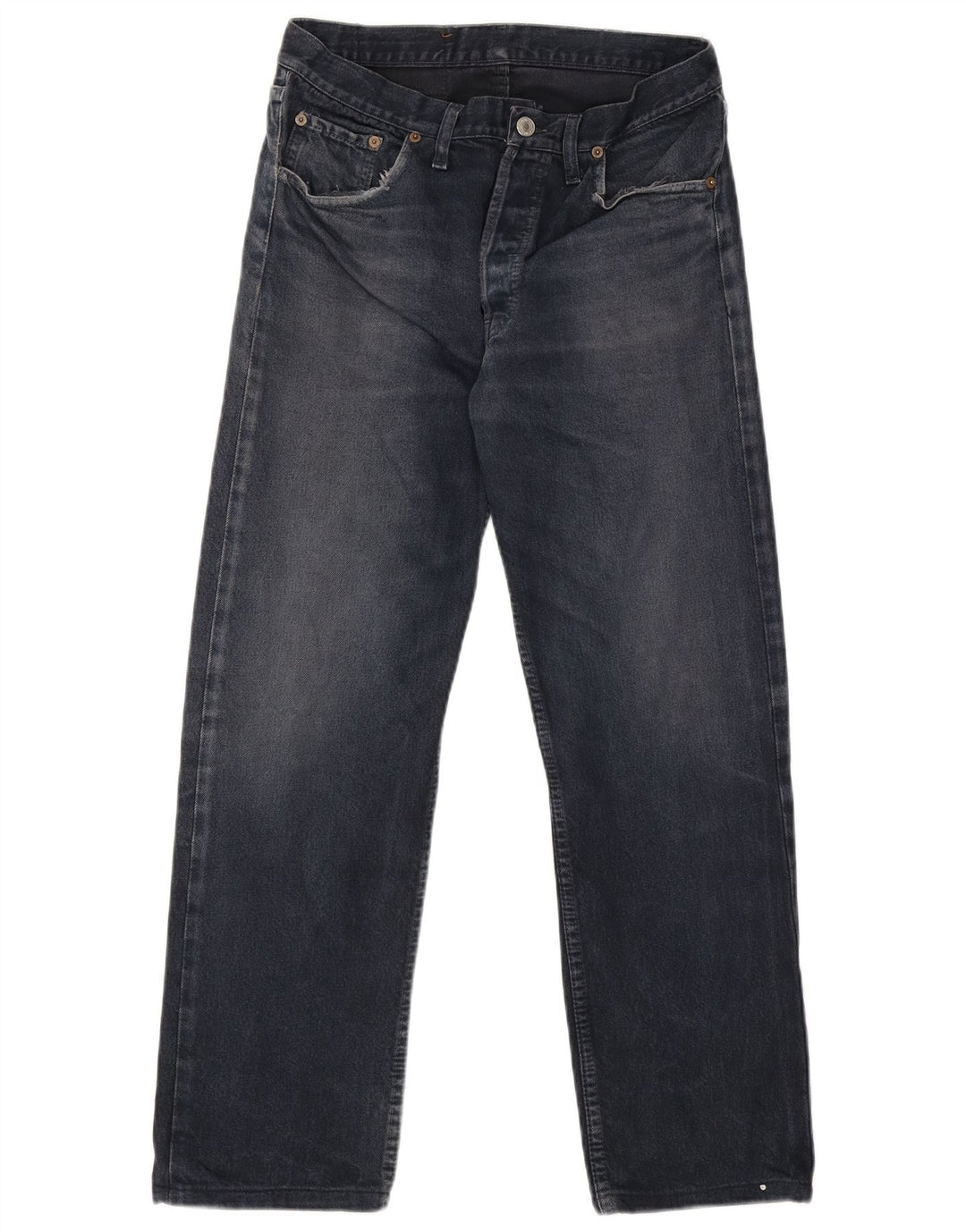 Levi's Herren 501 Straight Jeans W32 L28 Blaue Baumwolle