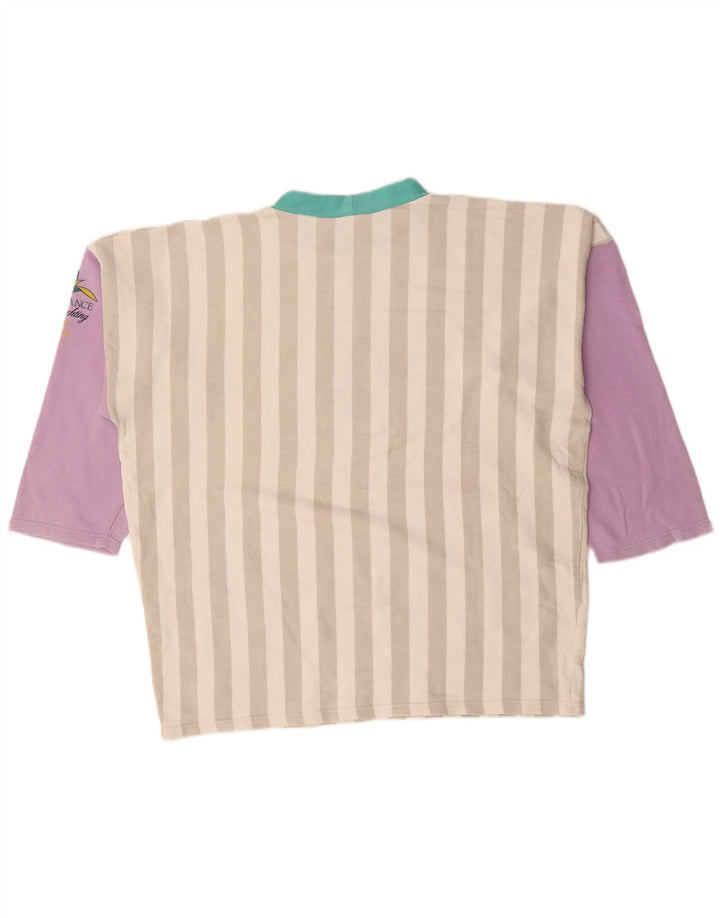 Endurance Womens Graphic Top Langarm UK 18 XL Mehrfarbig gestreift
