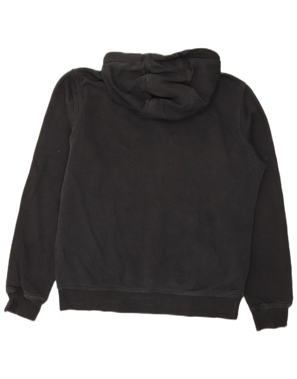 Nike Herren-Hoodie-Pullover aus mittelschwarzer Baumwolle