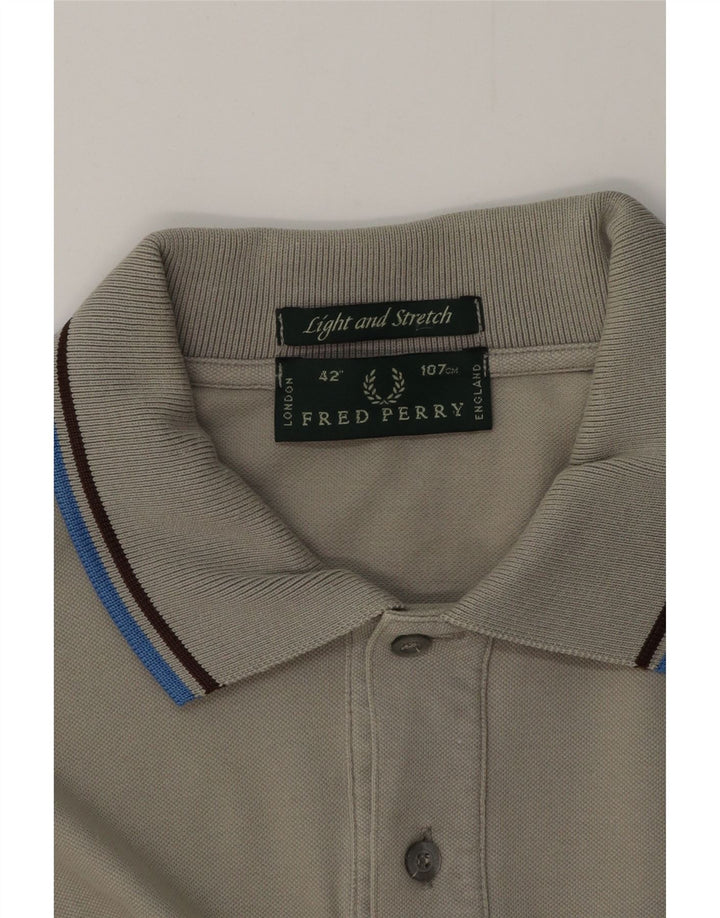 FRED PERRY Herren Poloshirt Mittelgrau