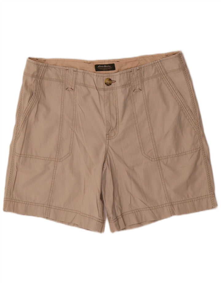EDDIE BAUER Damen Chinoshorts US 16 2XL W38 Beige Baumwolle