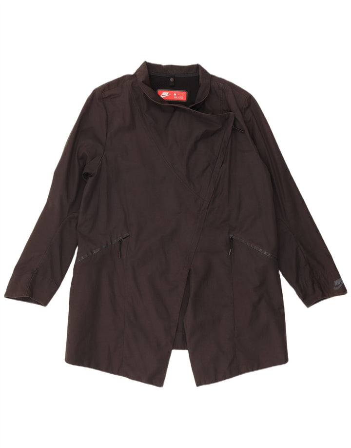 Nike Damen Regenjacke UK 18 XL Schwarz Baumwolle