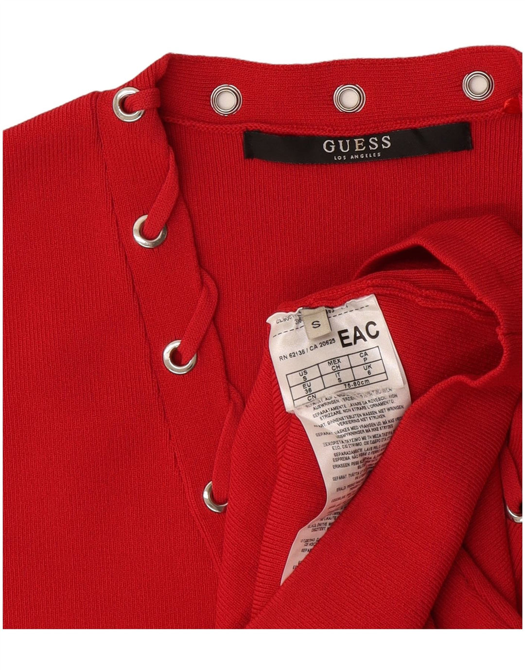 Guess Ärmelloses A-Linien-Kleid für Damen, Gr. 6, Rot