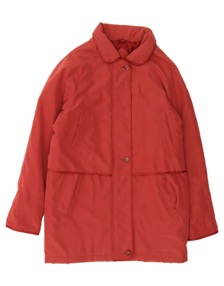 ROSSETTI Womens Oversized Padded Coat UK 10 Small Red Polyester Vintage Rossetti and Second-Hand Rossetti from Messina Hembry 