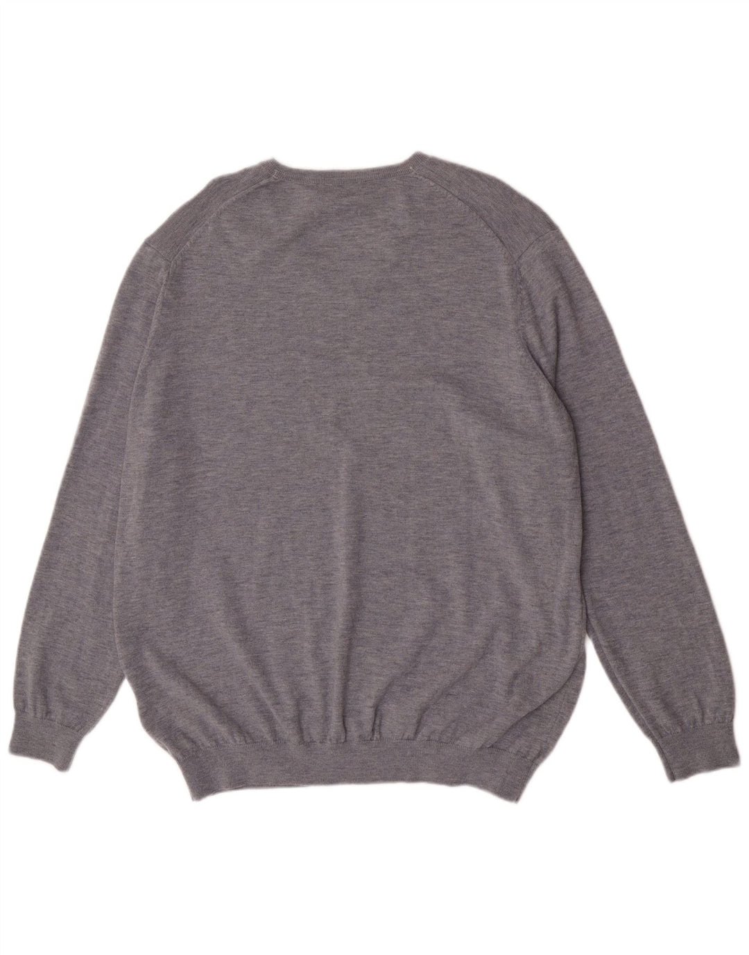 Marks & Spencer Herren Autograph V-Ausschnitt Pullover Pullover 2XL graue Wolle