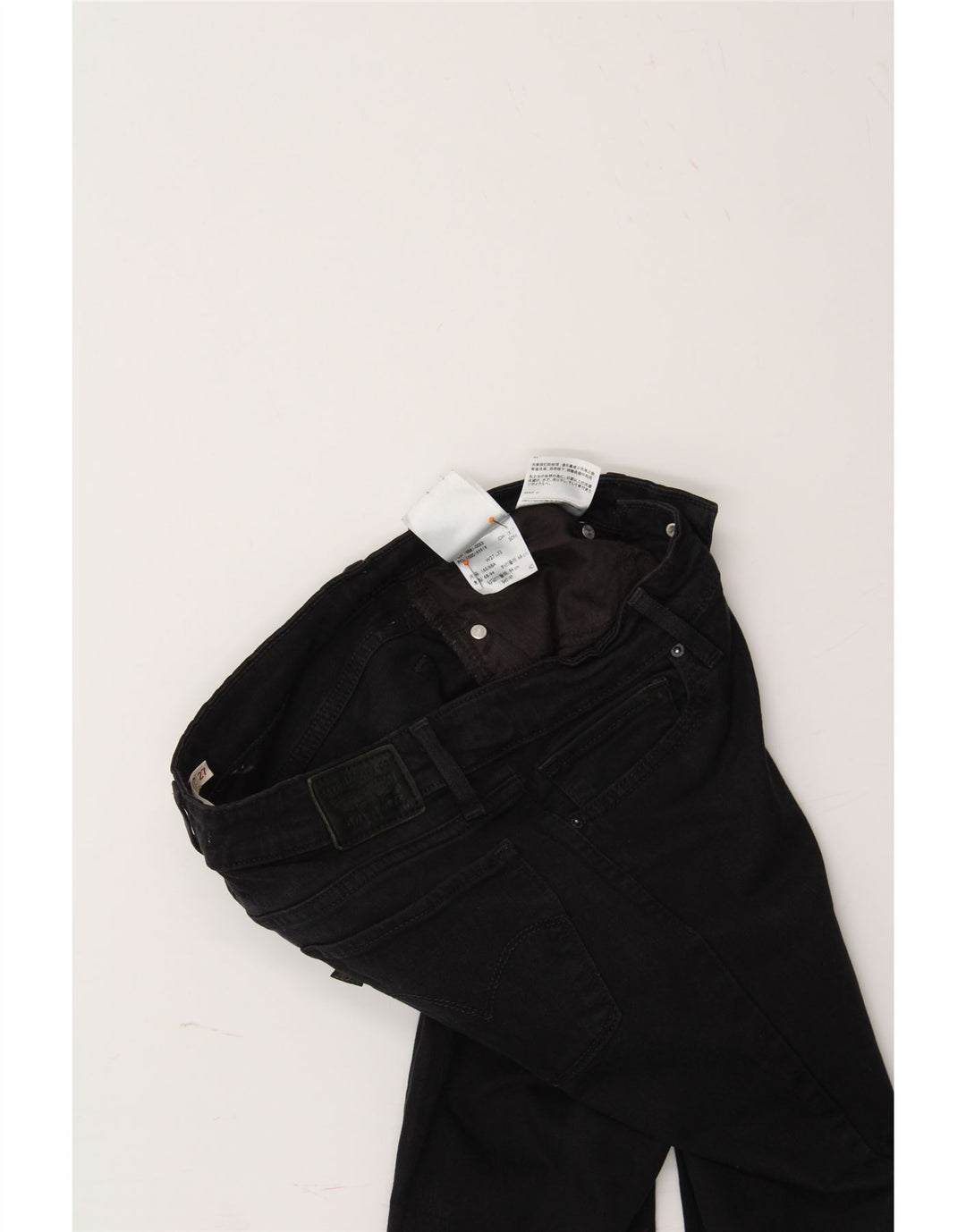 LEVI'S Womens Skinny Jeans W27 L32 Black Cotton Vintage Levi's and Second-Hand Levi's from Messina Hembry 