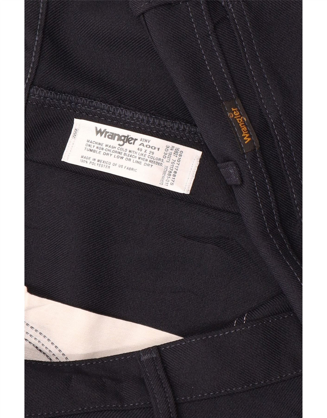 WRANGLER Gerade Freizeithose für Herren, W40, L27, Marineblau, Polyester