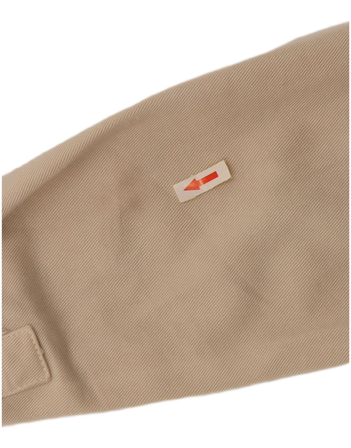 Zara Herren Jeanshemd Small Beige Baumwolle