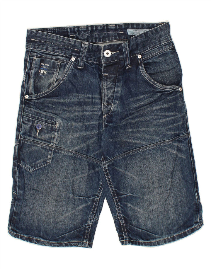 JACK & JONES Mens Denim Shorts Small W29 Blue Cotton Vintage Jack & Jones and Second-Hand Jack & Jones from Messina Hembry 