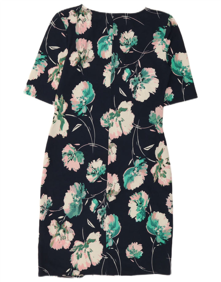 Phase Eight Damen-Etuikleid, Gr. 44, Marineblau, Blumenmuster, Polyester