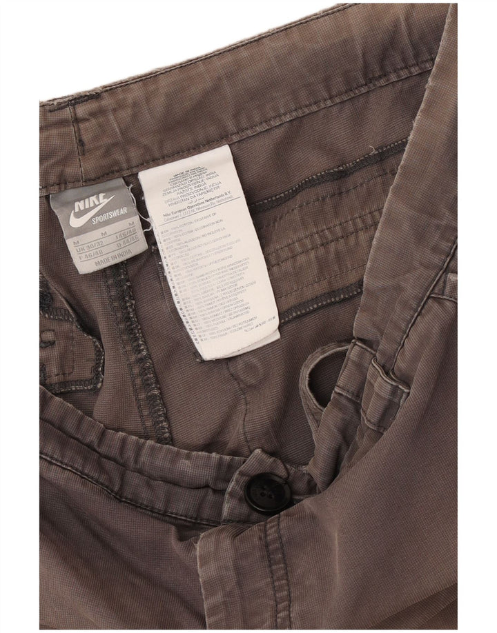 Nike Herren Cargo Shorts Medium W32 Braune Baumwolle