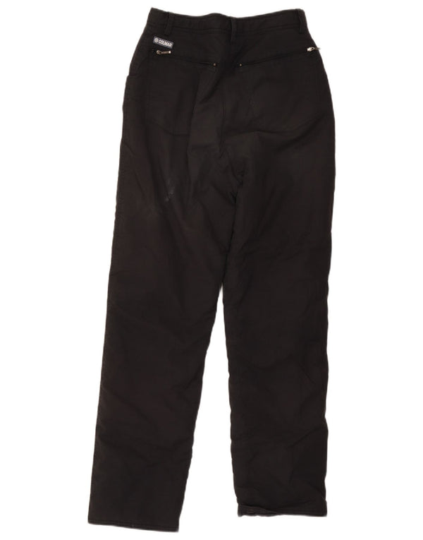 Colmar Damen Gerade Freizeithose US 8 Medium W28 L28 Schwarze Baumwolle