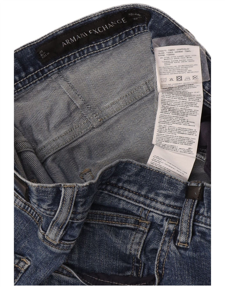Armani Exchange Herren J13 Slim Jeans W34 L34 Blaue Baumwolle