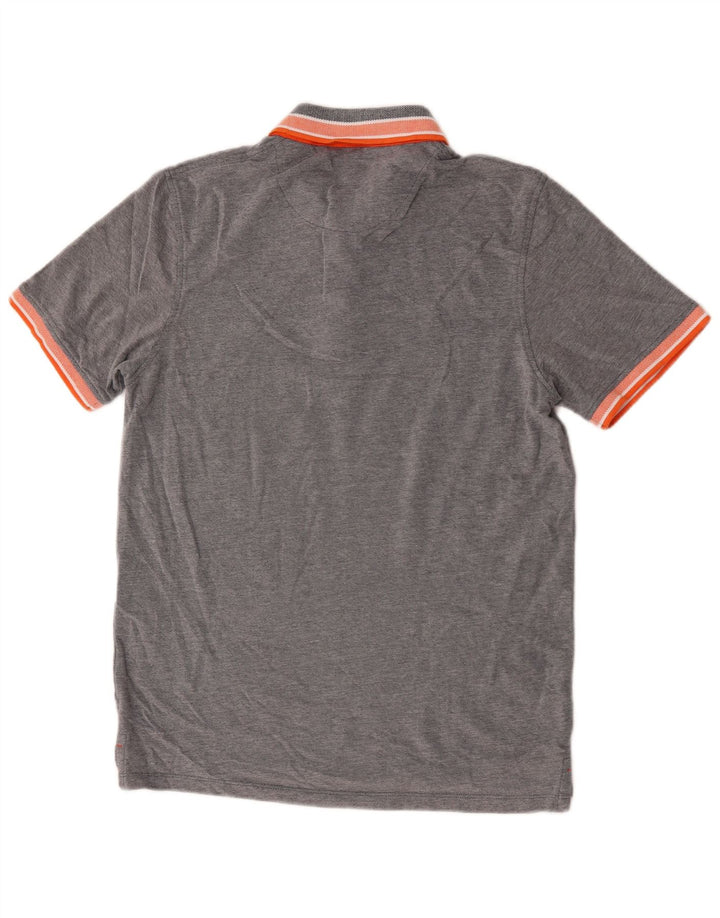 Jack & Jones Herren-Poloshirt, große graue Baumwolle