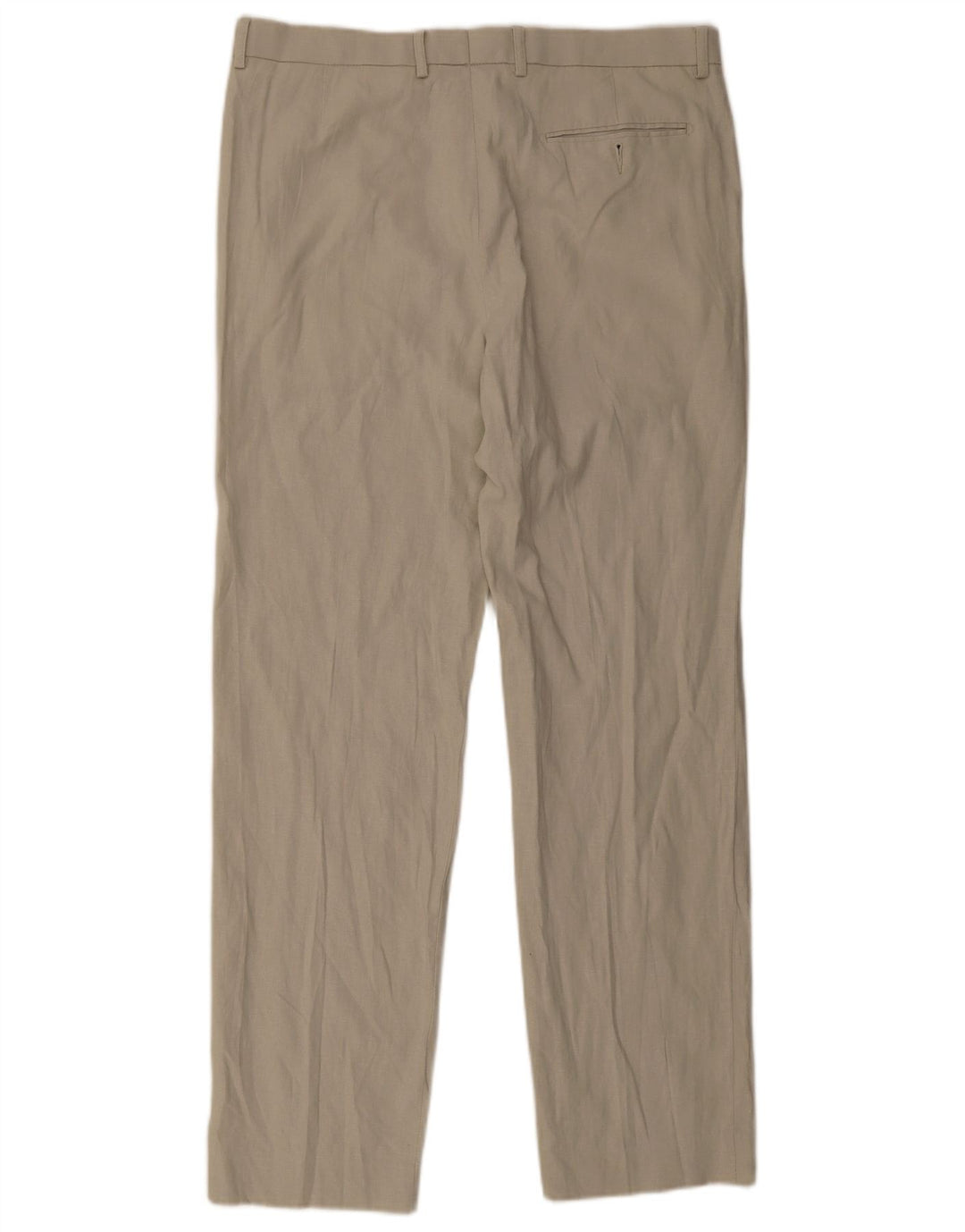 Marks & Spencer Herren-Chinohose mit normaler Passform, W36, L33, Beige, Flachs