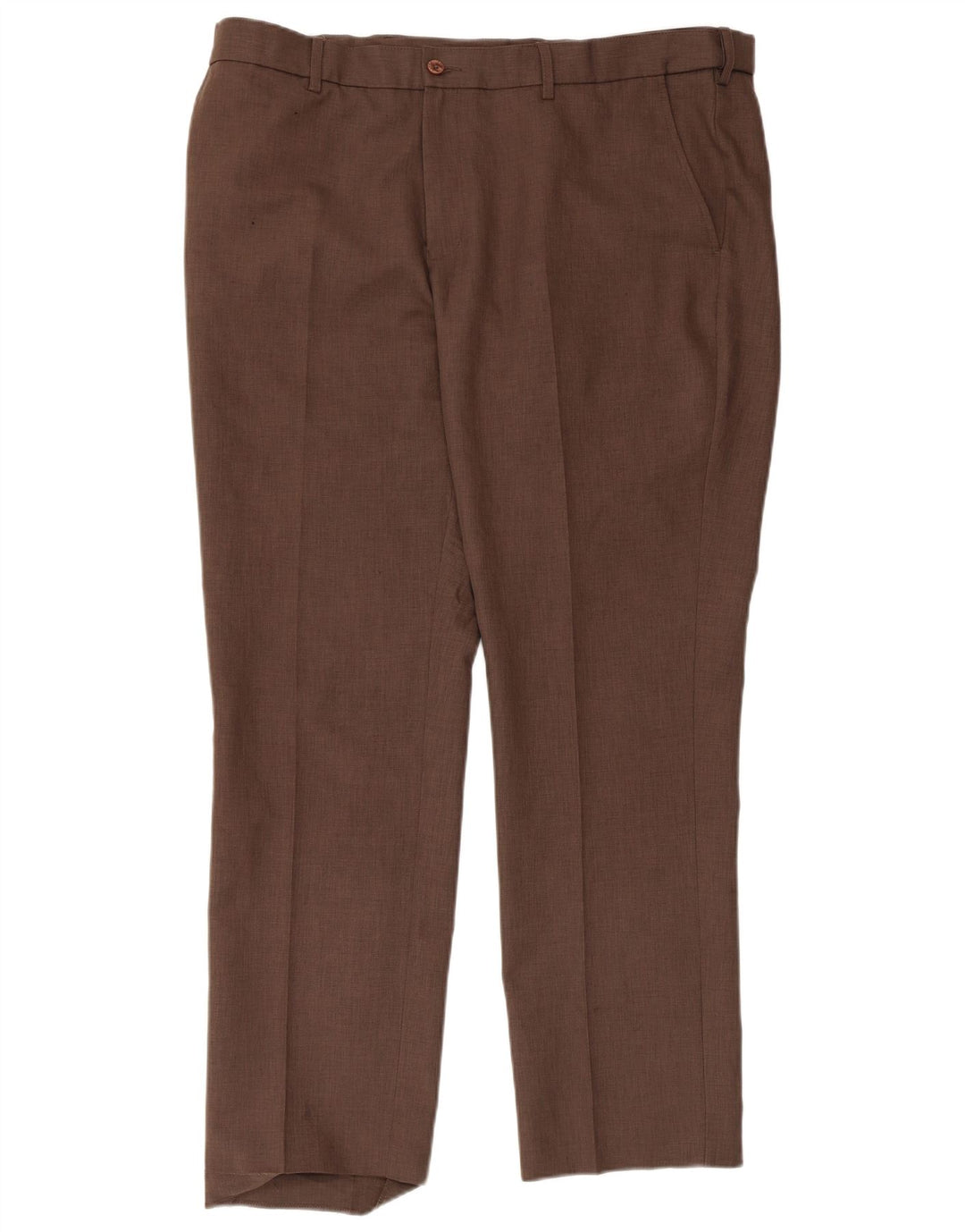 Farah Gerade Herren-Chinohose W40 L31 Braunes Polyester