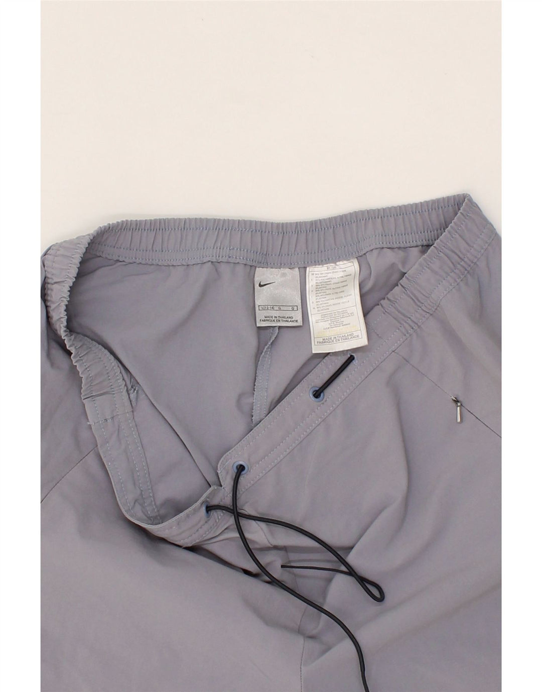 NIKE Womens Sport Shorts US 12/14 Large Blue Nylon Vintage Nike and Second-Hand Nike from Messina Hembry 
