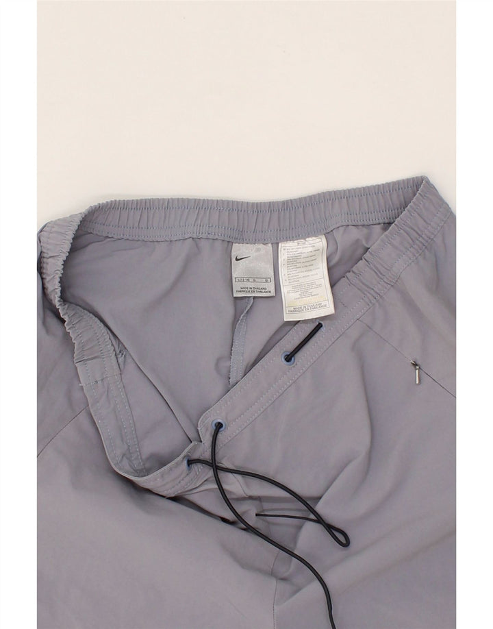 NIKE Womens Sport Shorts US 12/14 Large Blue Nylon Vintage Nike and Second-Hand Nike from Messina Hembry 
