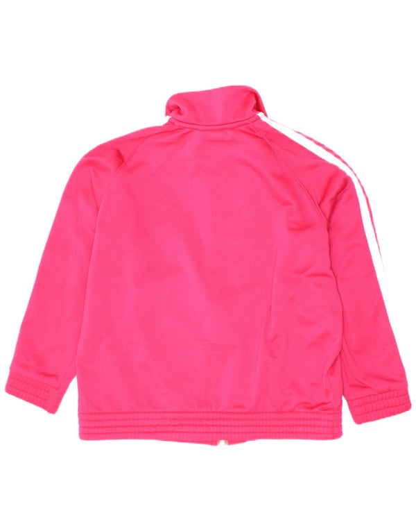 Adidas Mädchen-Trainingsanzug-Top-Jacke, 5–6 Jahre, rosa, Polyester