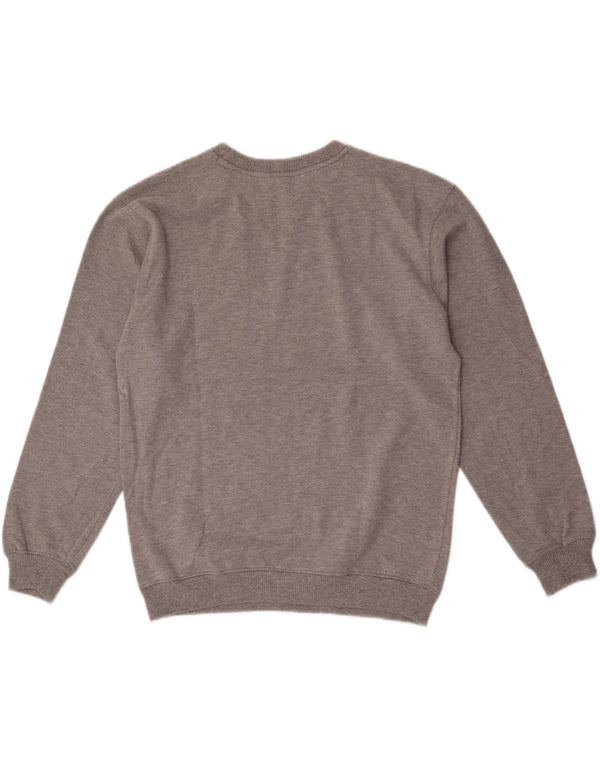 Superga Mens Sweatshirt Jumper Large Grey Flecked Cotton