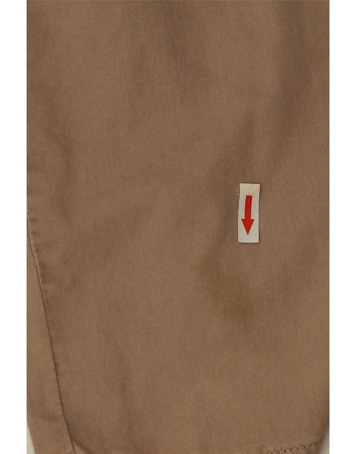 Zara Damen gerade Cargohose EU 38 Small W28 L33 Beige