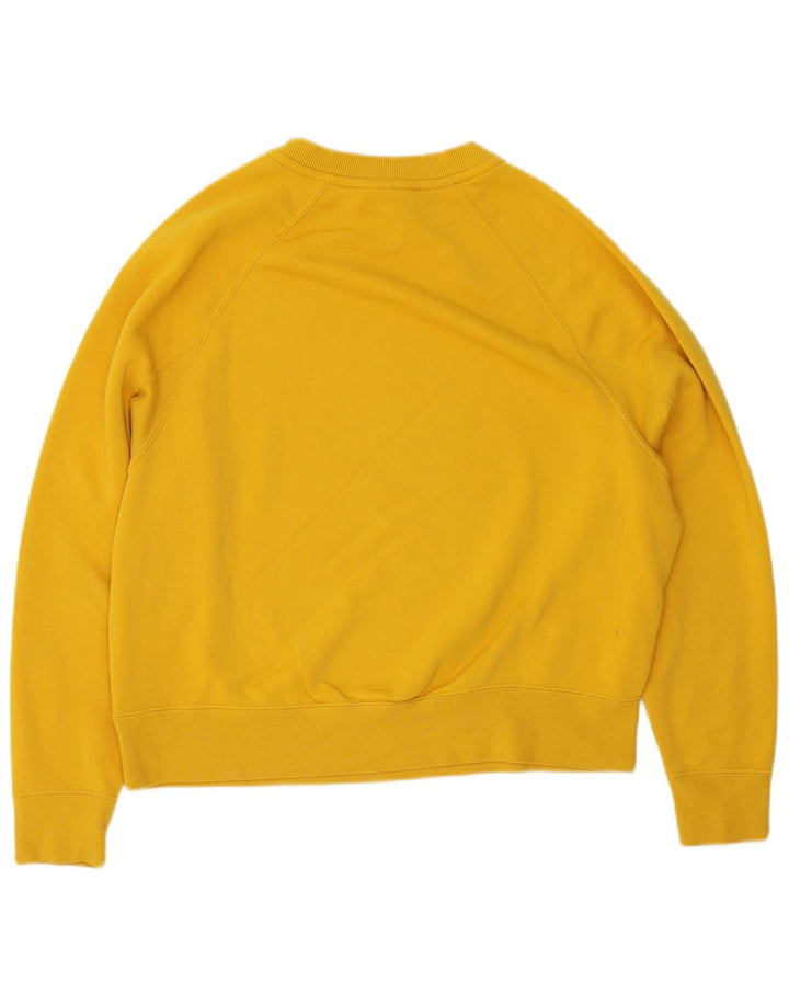 Nike Damen-Sweatshirt in Übergröße, Größe 10, Größe S, Gelb, Baumwolle
