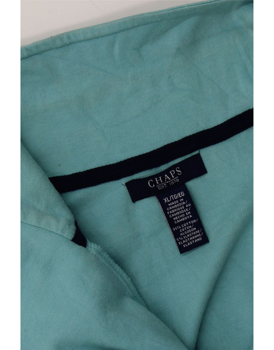 CHAPS Damen-Pullover-Trainingsanzugoberteil mit Reißverschluss, UK 18, XL, Blau, Baumwolle