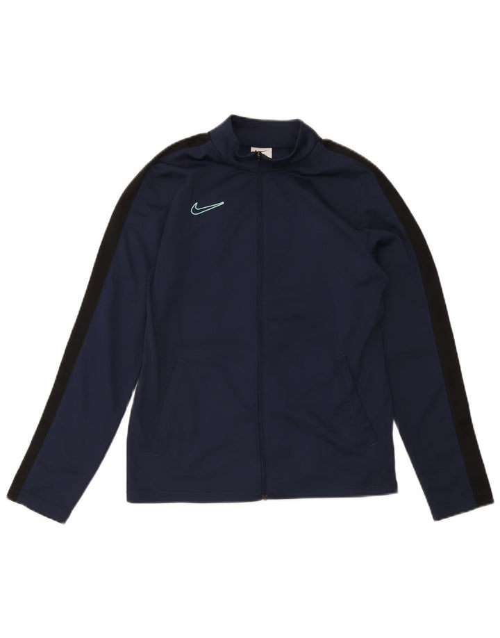 Nike Dri-Fit-Trainingsanzug-Oberteil für Jungen, 12–13 Jahre, Größe L, Marineblau